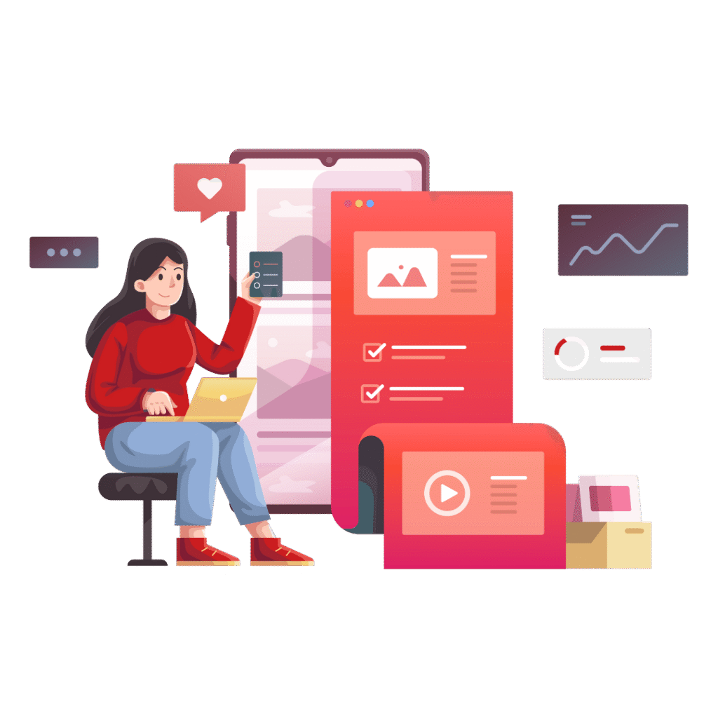 Services by the grey media-Content Creation